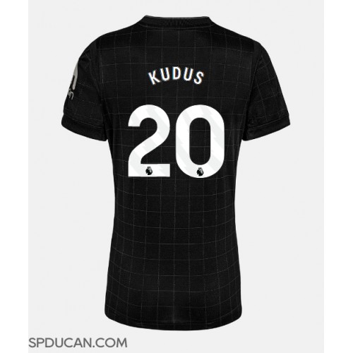 Zenski Nogometni Dres Tottenham Hotspur Mohammed Kudus #20 Gostujuci 2025-26 Kratak Rukav Zenski Nogometni Dres Tottenham Hotspur Mohammed Kudus #20 Gostujuci 2025-26 Kratak Rukav